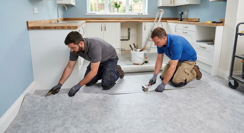 Sheet Linoleum Installation in Woodmere, NY