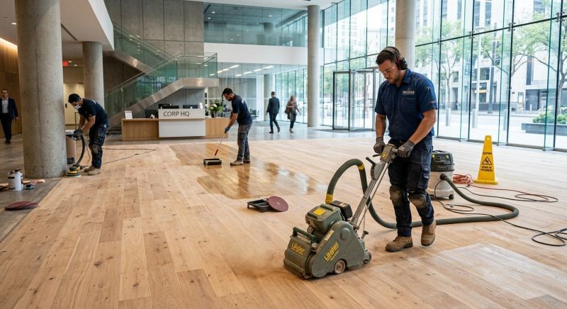 Our team working on Flooring Service projects in Rye, NY