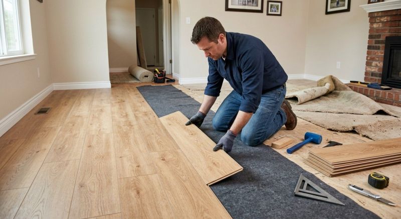 Laminate Floor Remodeling in Rye, NY