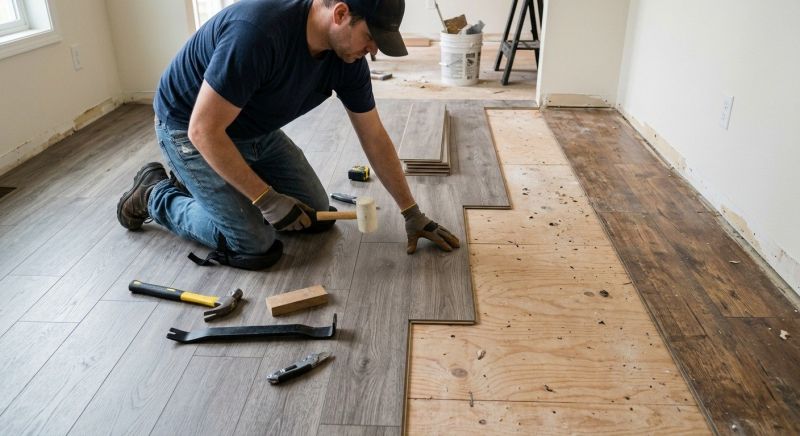 Laminate Floor Replacement in Saddle Brook, NJ