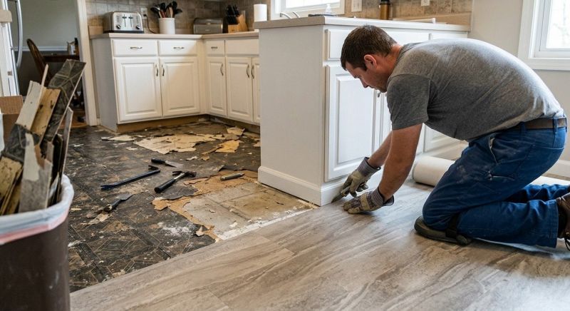 Linoleum Floor Installation in Hudson County, NJ