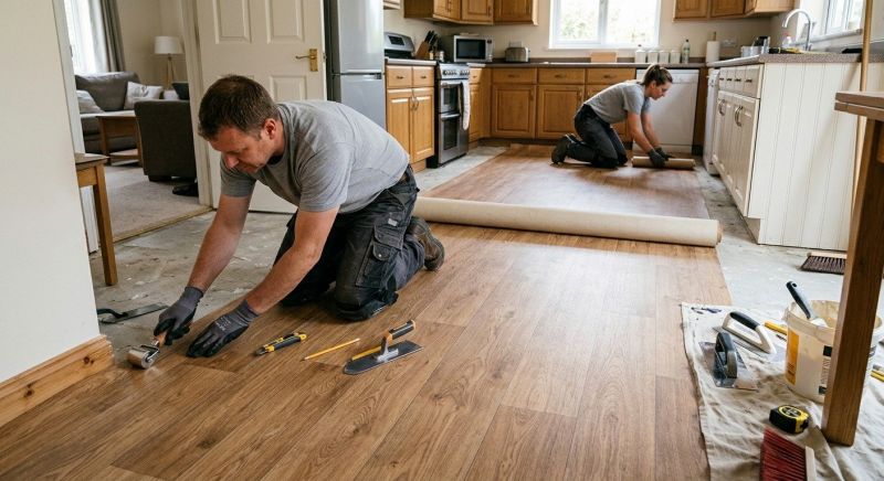 Linoleum Flooring Replacement in Rye, NY