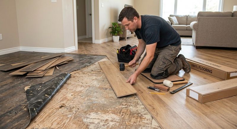 Vinyl Flooring Installation in Bayside, NY
